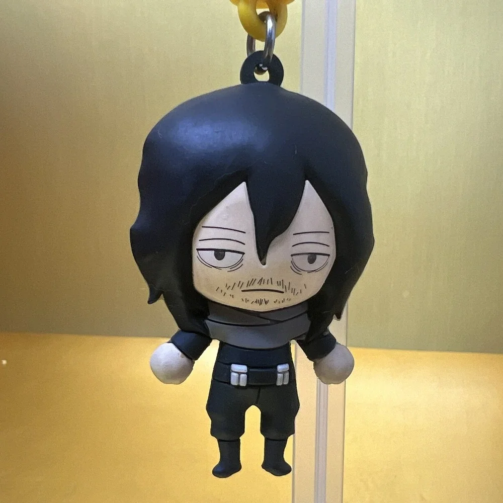 My Hero Academia Shota Aizawa Keychain Bag Clip Anime Figure Hanger Charm